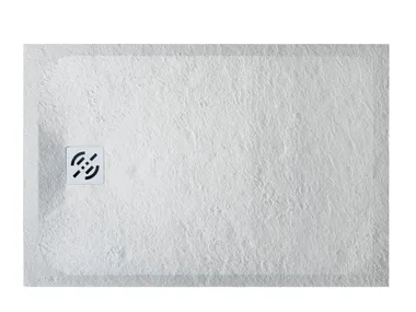 STONE - White stone shower tray _ Samo