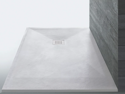 STONEFIT - White custom shower tray _ Samo