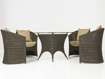 WEZEN - Round resin garden table _ Samuele Mazza Outdoor
