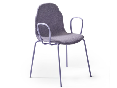 BODY - Upholstered fabric chair with armrests _ Sancal