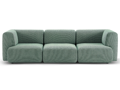 DUO MINI - Modular 3 seater cotton sofa _ Sancal