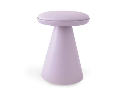 PION - MDF stool with leather seat _ Sancal