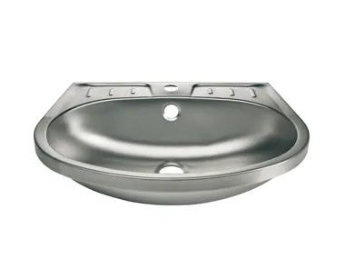 2010 - Oval single stainless steel washbasin _ Saniline