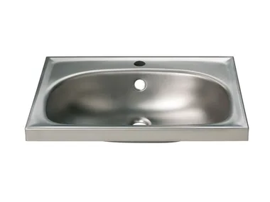 2012 - Oval single stainless steel washbasin _ Saniline