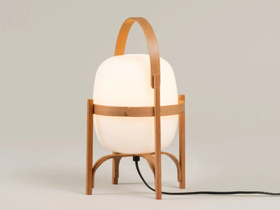 CESTITA - LED wood and glass table lamp _ Santa & Cole