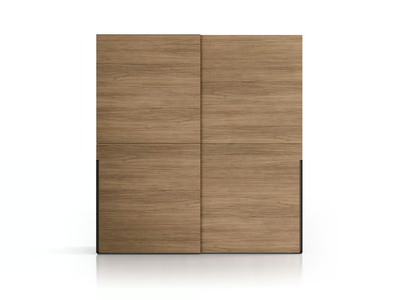 EGO SLIDING - Sectional wooden wardrobe with sliding doors _ Santalucia Mobili