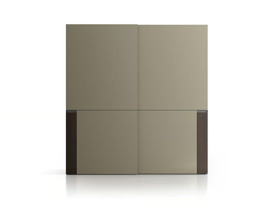 MASTER SLIDING - Sectional wooden wardrobe with sliding doors _ Santalucia Mobili