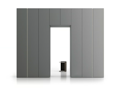 METAL - Sectional wooden wardrobe _ Santalucia Mobili