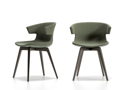 NABUCCO - Fabric chair with armrests _ Santalucia Mobili