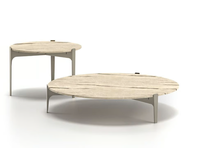 SPILLO - Round marble coffee table _ Santalucia Mobili