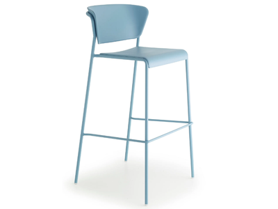 LISA TECNOPOLIMERO - High technopolymer stool with footrest _ SCAB DESIGN