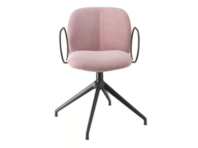 MENTHA POP - Swivel trestle-based fabric chair _ SCAB DESIGN