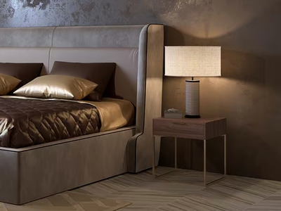 NOX - Rectangular walnut bedside table _ Scandal