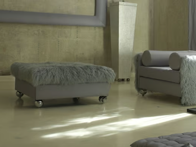 SOLITARIO - Square pouf _ Scandal