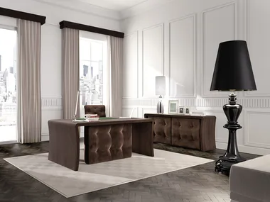 WALL STREET - Rectangular velvet writing desk _ Scandal