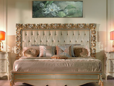 35TH ANNIVERSARY 2038 - Tufted fabric headboard for double bed _ SCAPPINI & C