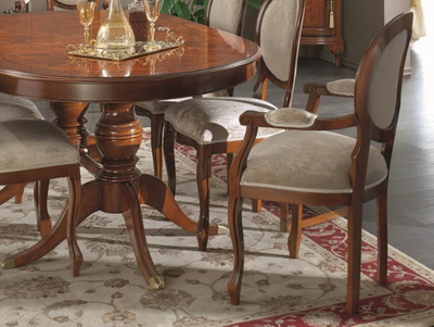35TH ANNIVERSARY SE 205/A - Upholstered open back wooden chair with armrests _ SCAPPINI & C