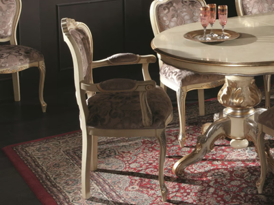 35TH ANNIVERSARY SE 266/A - Medallion wooden chair with armrests _ SCAPPINI & C