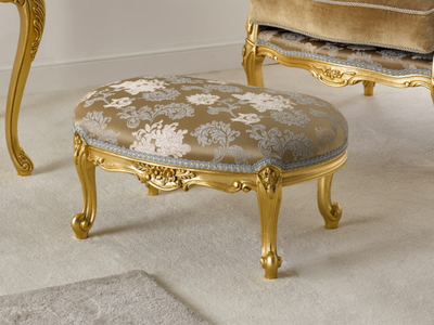 35TH ANNIVERSARY SE 8313 - Upholstered fabric footstool _ SCAPPINI & C