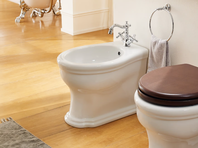 CASTELLANA - Floor mounted ceramic bidet _ Scarabeo Ceramiche