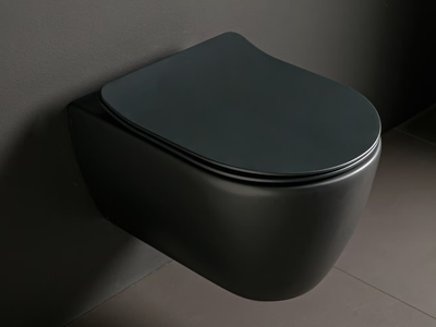 GLAM - Wall-hung ceramic toilet _ Scarabeo Ceramiche