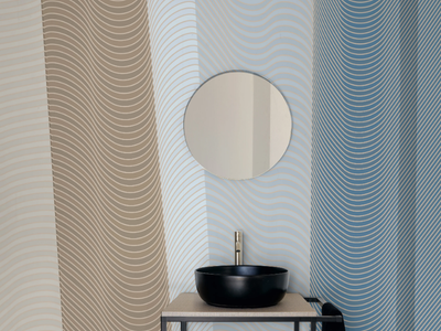 PO104 - Bathroom wallpaper _ Scarabeo Ceramiche