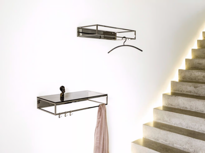 RACK - Metal coat rack / wall shelf _ Schönbuch