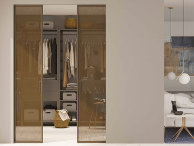 ACQUA FLUSH-WALL - Flush-fitting glass door _ Scrigno
