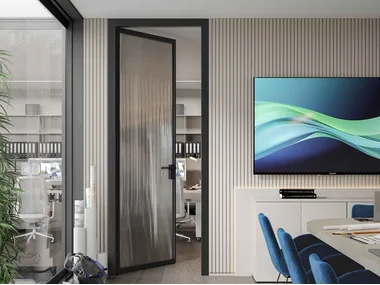 ELETTA - Hinged glass door _ Scrigno