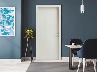 LACQUERED SWING DOORS WITH JAMBS - Hinged wooden door _ Scrigno