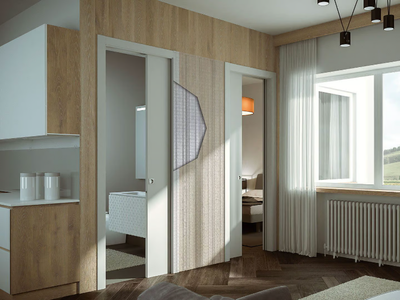 PRATICO - Counter frame for opposite sliding doors _ Scrigno