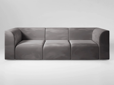 ARCHI - 3 seater fabric sofa _ Secolo