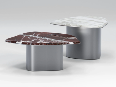 FRAGMENT - Low marble coffee table _ Secolo