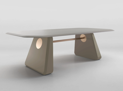 INGE - Rectangular metal table _ Secolo