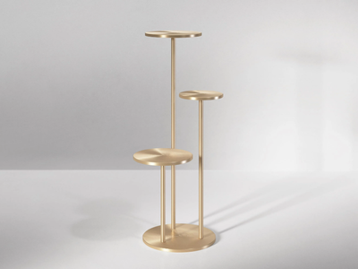 ORION - Round metal side table _ Secolo