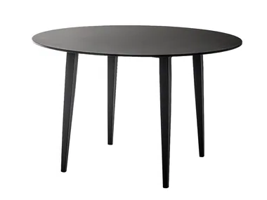CARRÉ - Round steel dining table _ Sedex