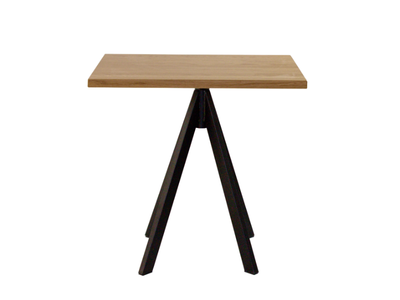 IKEBANA - Square steel and wood dining table _ Sedex