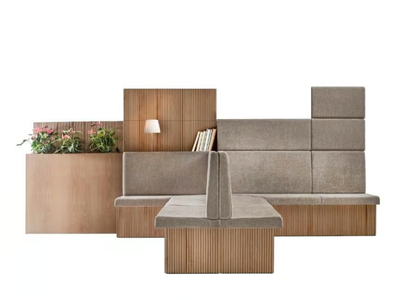MOBY - Upholstered high-back restaurant booth _ Sedex