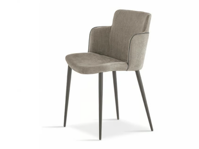 CAROL - Fabric chair with armrests _ Sedit
