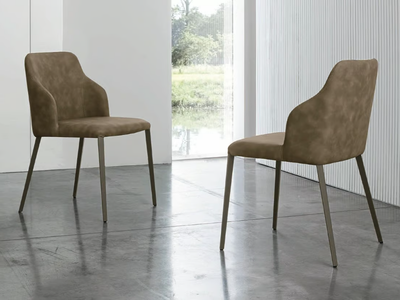 LILIUM - Upholstered Eco-leather chair _ Sedit