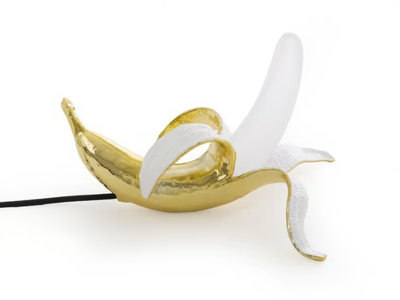 BANANA LAMP DEWEY - Glass and resin table lamp _ seletti