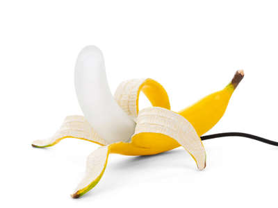 BANANA LAMP YELLOW DEWEY - LED resin and glass table lamp _ seletti
