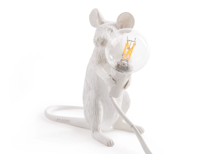 MOUSE LAMP SITTING - MAC - Resin table lamp _ seletti