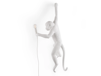 THE MONKEY LAMP HANGING - LED resin wall lamp _ seletti