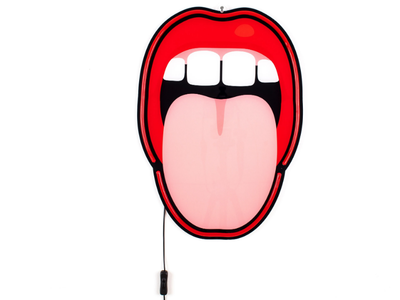 TONGUE - LED acrylic wall lamp _ seletti