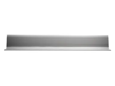 AERO - Wall-Mounted extruded aluminium bench seating with back _ SELLEX