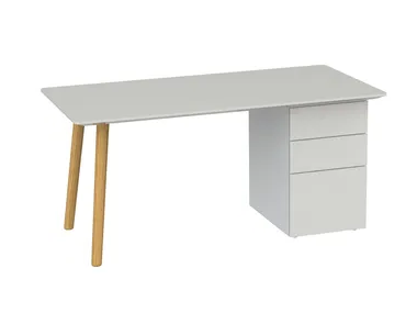 FLY - Rectangular wooden writing desk with drawers _ SELLEX