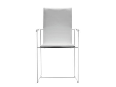 HAMMOK - Sled base polyurethane chair with armrests _ SELLEX