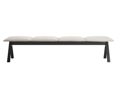SLAM SOFT - Freestanding backless fabric beam seating _ SELLEX