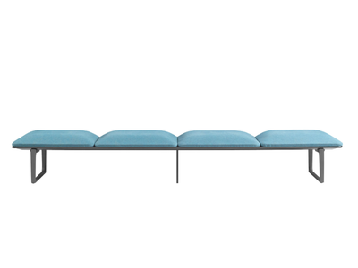 SQUARE - Freestanding backless fabric beam seating _ SELLEX